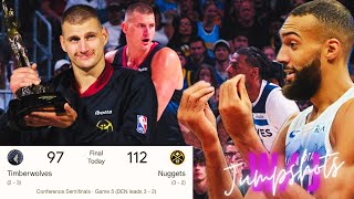 Nikola Jokic Embarrasses Rudy Gobert in Game 5; Nuggets-Twolves Game 5 Reaction | Jump Shots W/ J