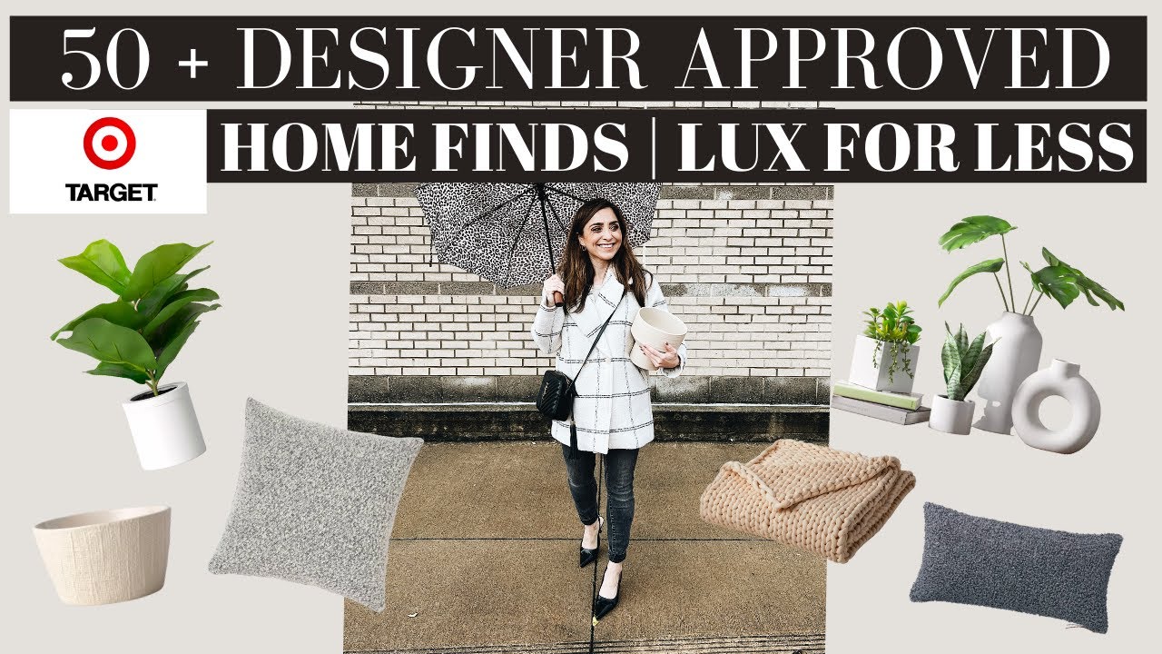 50+ HOME DECOR ITEMS THAT LOOK EXPENSIVE & LUX | AFFORDABLE DESIGNER FINDS @TARGET | LUX FOR LESS