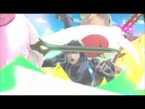 スマブラSP  選抜女キャラにピーチ　デイジーの下投げ