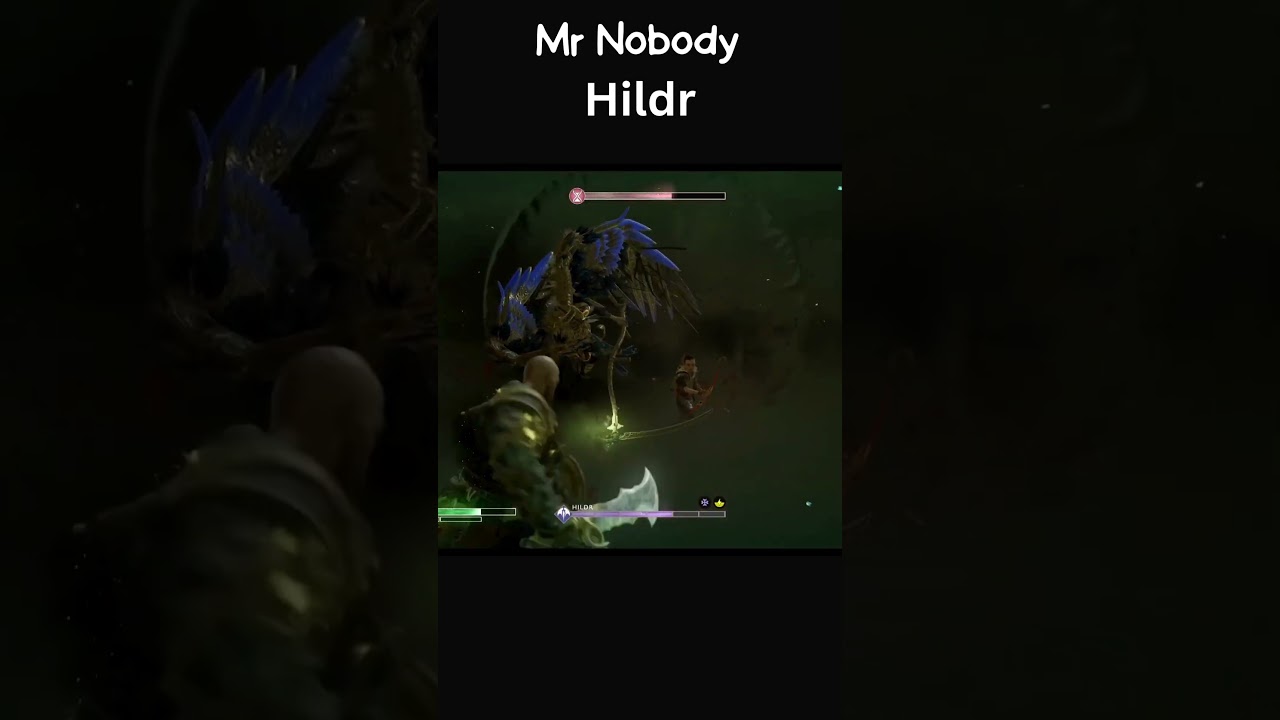 Kratos vs Valkyrie Hildr - God of War - (New Game+)