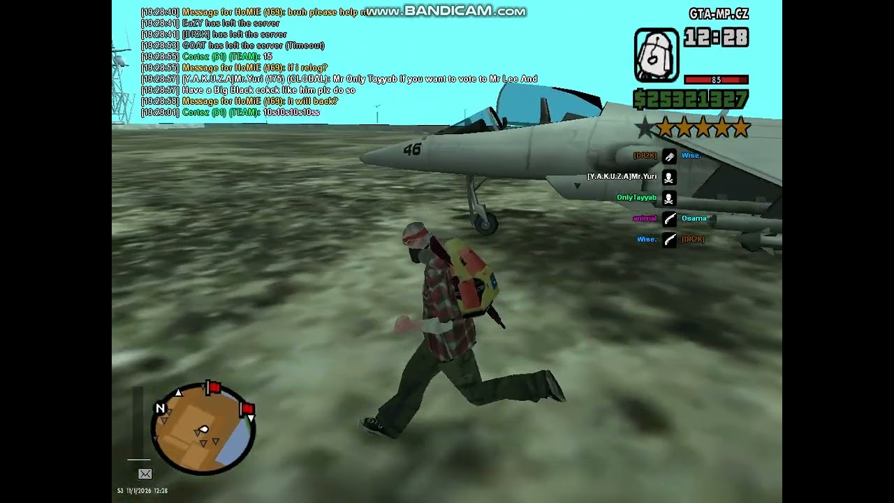 Zyro losing 1,000 minigun