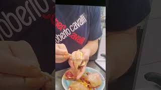 Stuffed chicken breast with turkey ground beef mozzarella & Basil Chef Alexandr N simple recipes