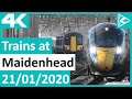 Trains at Maidenhead (GWML) 21/01/2020