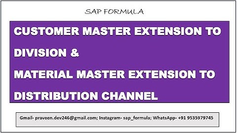 CONCEPT 22- HOW TO EXTEND CUSTOMER MASTER AND MATERIAL MASTER IN SAP SD ||SAP FORMULA||