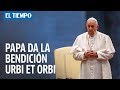 Papa Francisco envió la bendición 'Urbi et Orbi' por la pandemia del coronavirus