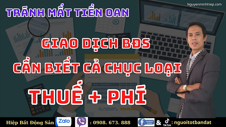 Bất động sản chịu thuế bao nhiêu phần trăm năm 2024