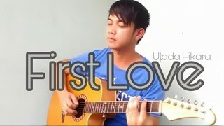 (+TABS,TUTORIAL) First Love - Guitar Fingerstyle Cover - Utada Hikaru chords