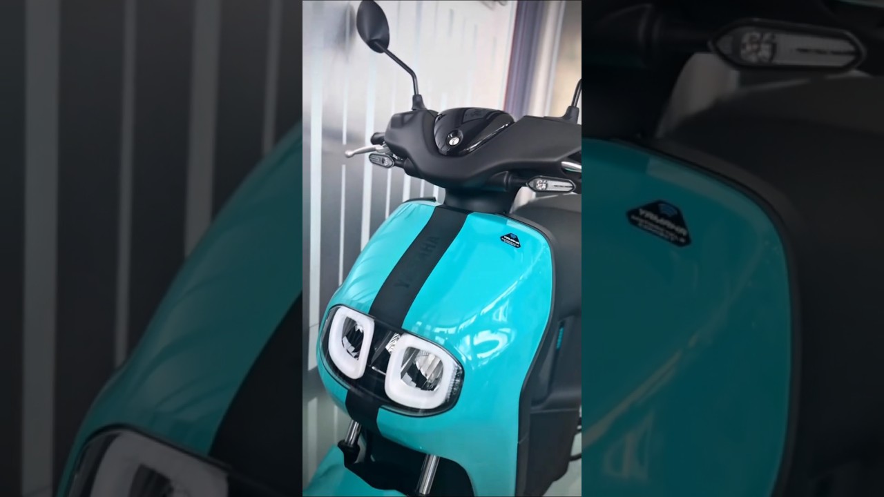 YAMAHA NEO'S ELECTRIC SCOOTER BLUE GREEN