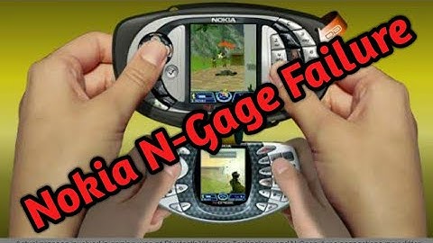 Failure of Nokia N-Gage (Reasons for the failure of Nokia N-Gage)