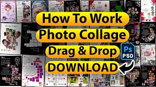 Best Anniversary & Birthday Customized Photo Frame PSD Pack | Photo Collage Design PSD screenshot 4