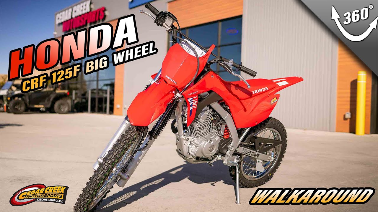 Walkaround | 2025 Honda® CRF125F Big Wheel - YouTube