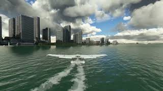 Water landing in Biscayne Bay Miami
Water Landing the Icon A5 in the Biscayne Bay Miami and taking off. You can also see the American Airlines Arena below. Water landing in Biscayne Bay Miami