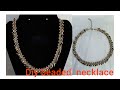 HOW TO MAKE A BEADED NECKLACE/EASY BEADING TUTORIAL /DIY NECKLACE MAKING TUTORIAL