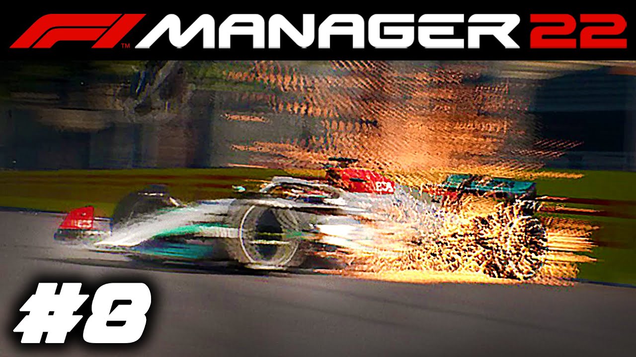 BIGGEST CRASH I'VE SEEN ON THE GAME! F1 Manager 2022 CAREER Part 8 ...