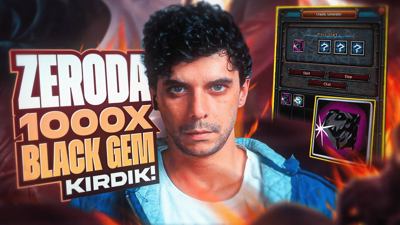 1000 TANE BLACK GEM KIRDIK 😱 | Knight Online Zero