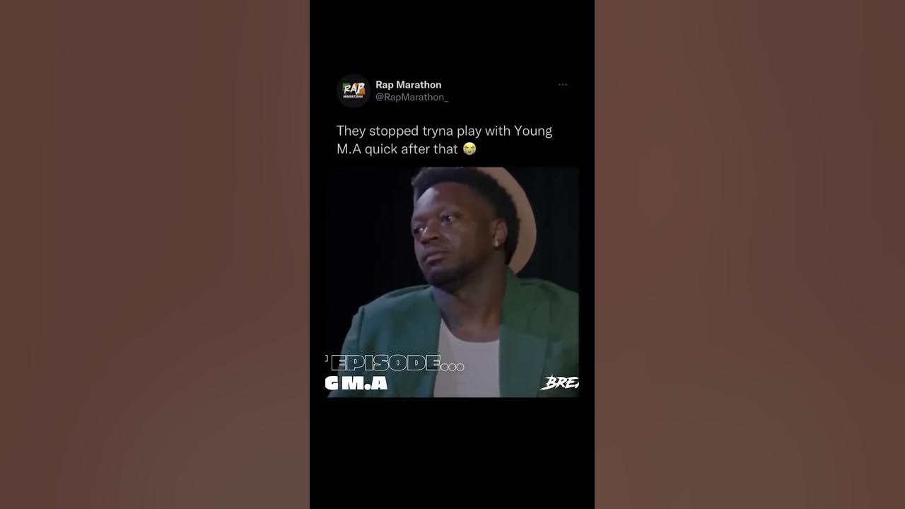 They Stopped Tryna Play With Young M.A Quick After That 🤣 (via @breakbeatmedia)