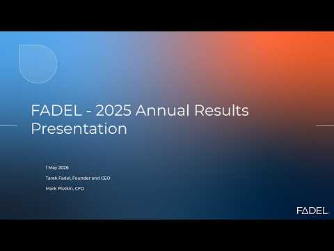 FADEL PARTNERS, INC. - Annual Results