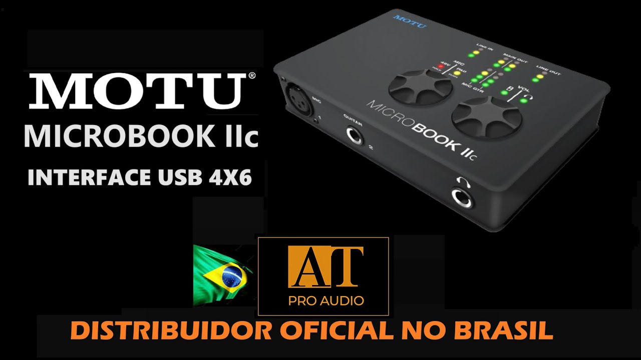 INTERFACE DE ÁUDIO USB MOTU MICROBOOK IIC - AT PROAUDIO