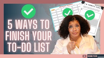 Get Stuff Done: How to Make Better To Do Lists | PRINTABLES | RisingToBe.com 💫