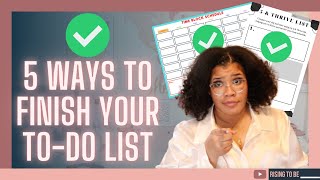 Get Stuff Done: How to Make Better To Do Lists | PRINTABLES | RisingToBe.com 💫