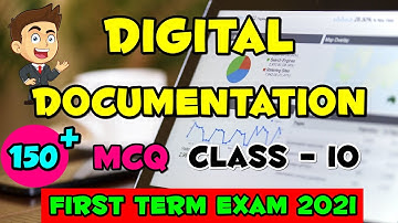 Top 150+ digital documentation MCQ Class 10 IT 402 First Term | Unit 1 Digital Documentation MCQs