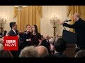 Trump to reporter: 'You are a terrible person' - BBC News