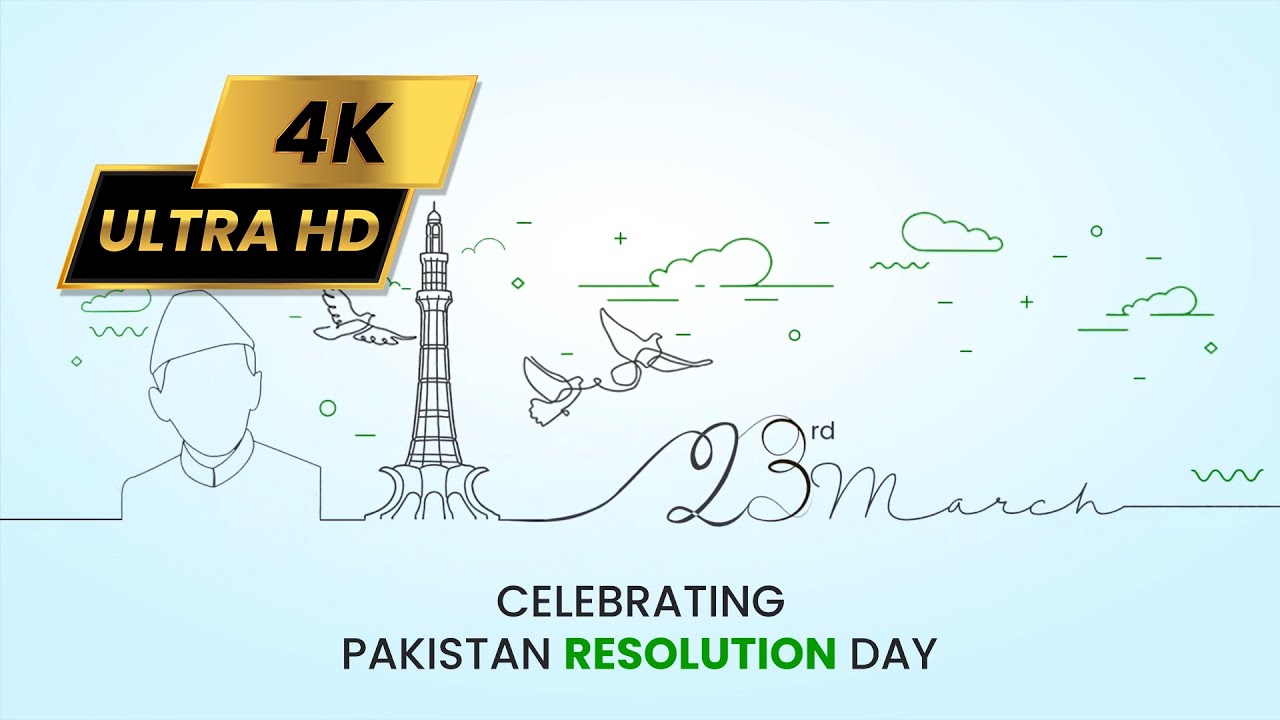 23rd March Pakistan Resolution Day // @3DMotionGraphicsVFX - YouTube