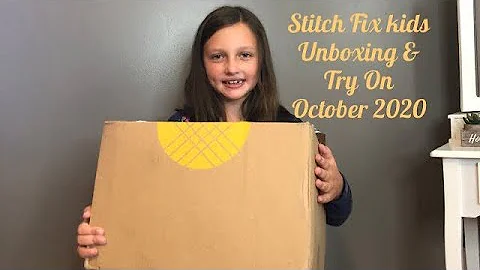 Stitch Fix Kids Unboxing/Try On October 2020 (Girl’s Fall Fix!!😊)