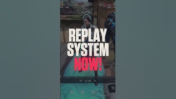 the replay system is live now in VALORANT