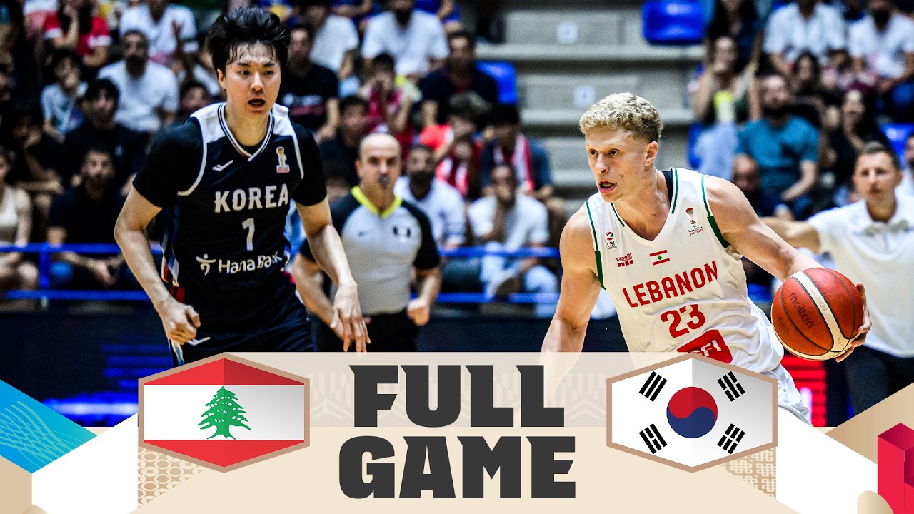 Lebanon v Korea | Full Basketball Game | FIBA Basketball World Cup 2027 Asian Qualifiers