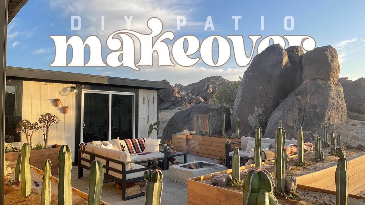 DIY OUTDOOR PATIO MAKEOVER – Quick + Easy Transformation Anyone Can Do!!!