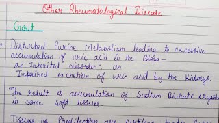 Rheumatological Disease