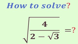 How to solve this wonderful radical exponential algebra problem | Olympiad Question |