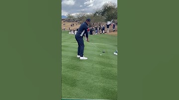 Gary Woodland (2019 US Open Champ)on 15th tee 2nd Rd 2024 WM Phoenix Open TPC Scottsdale