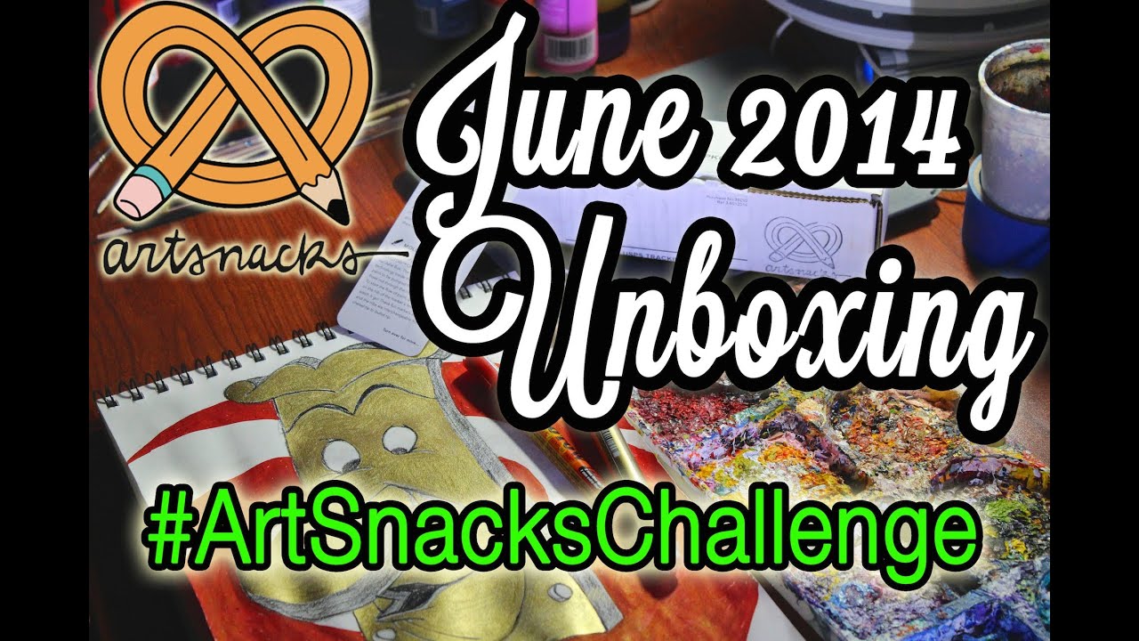 Art Snacks subscription Unboxing June 2014