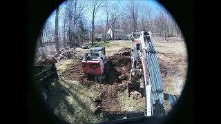 GAGE Dirt Works - Time Lapse - Grading and Rock Removal