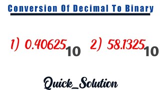 How To Convert Decimal To Binary