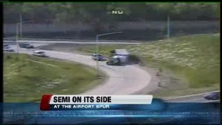 Semi crash causes closure of on-ramp to I-94