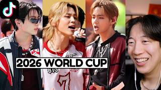 BTS TikTok Edits because THEY PERFORMED AT THE WORLD CUP