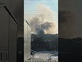 Жители Ленинского района наблюдали клубы дыма