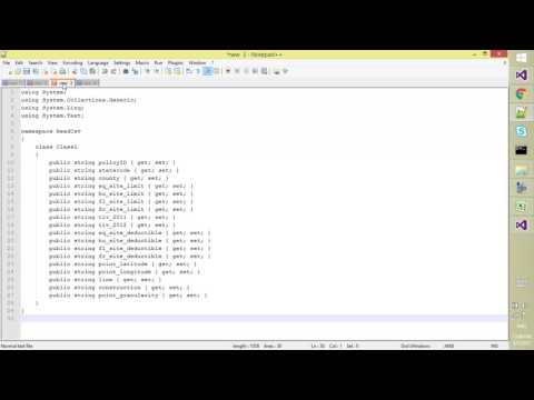Reading CSV C#