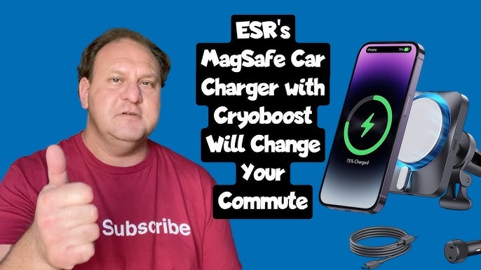 The BEST Magsafe Wireless Car Charger - ESR 15W MagSafe Car