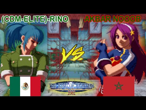 KOF 2002 - (CDM-ELITE)-RINO vs AKBAR NOOOB