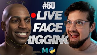 LIVE Face Rigging | Mouth FACS Shapes Sculpting 09 #60