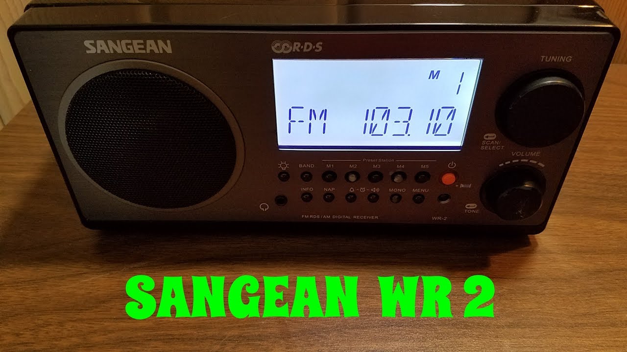 Review and Unboxing: Sangean WR-22BK AM/FM-RDS/Bluetooth/USB Table