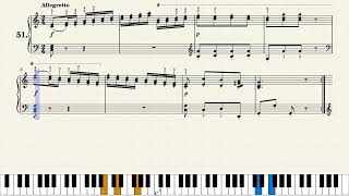 체르니 | Czerny 110 Progressive Excercises Op.453 No.51