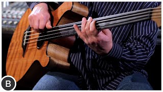 Video voorbeeld van "Svoboda Fretless Acoustic Bass"