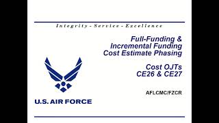 Estimate Phasing Video OJT CE26 & CE27