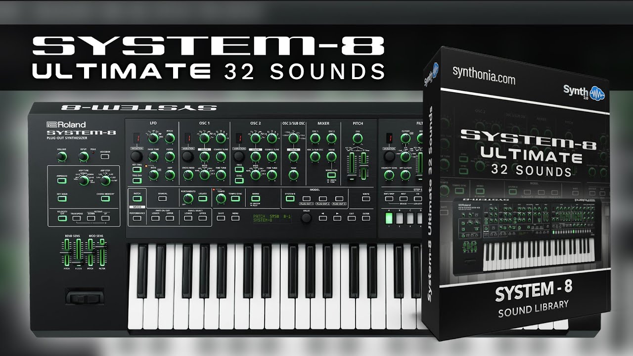 Roland System 8 - Ultimate Sound Pack | 32 Sounds Demo - YouTube