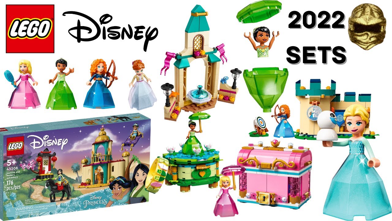 Lego Disney Winter 22 Sets Revealed New Dress Animal Molds Youtube